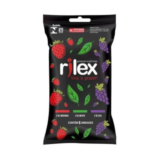 Preservativo Rilex Mix de Frutas 6 Unidades