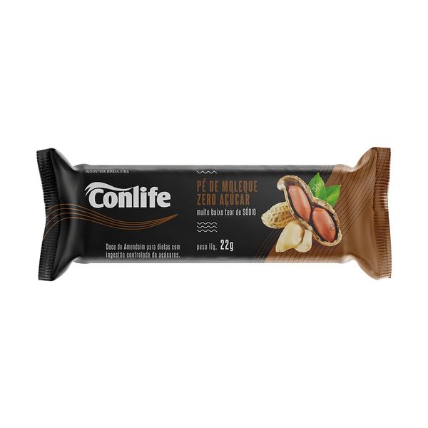 Doce de Amendoim Pé de Moleque Conlife Zero Açúcar 22g