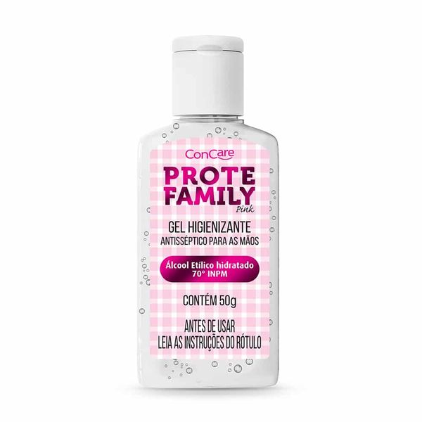 Álcool Gel Protekids Concare Pink Frasco 50g