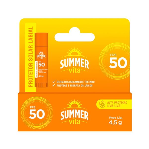 Protetor Labial Summer Vita FPS50 4,5g