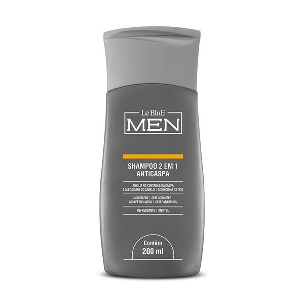 Shampoo Le Blue Men 2 em 1 Anticaspa Frasco 200ml