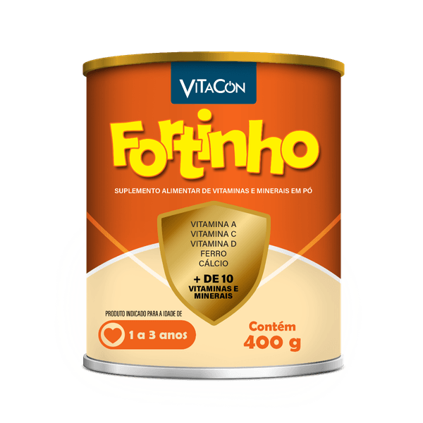 Vitacon Fortinho 1 a 3 Anos Lata 400g