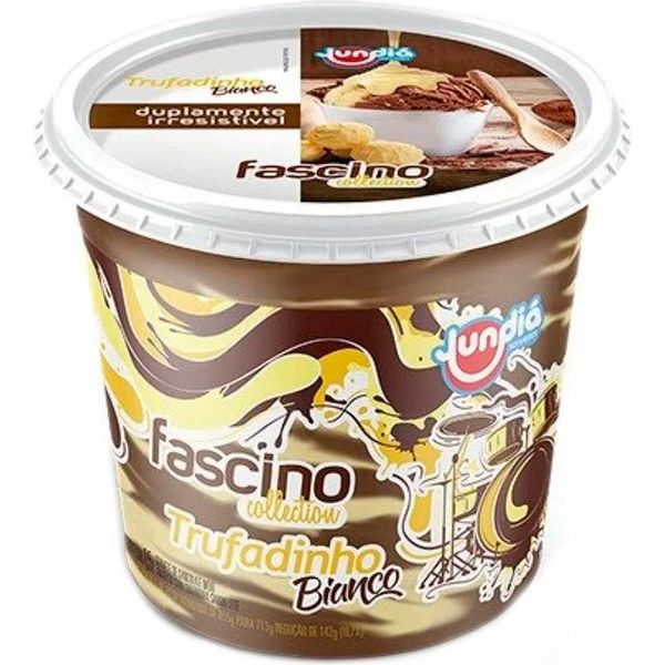 Sorvete Jundiá Fascino Trufadinho Bianco 1,5 Litro