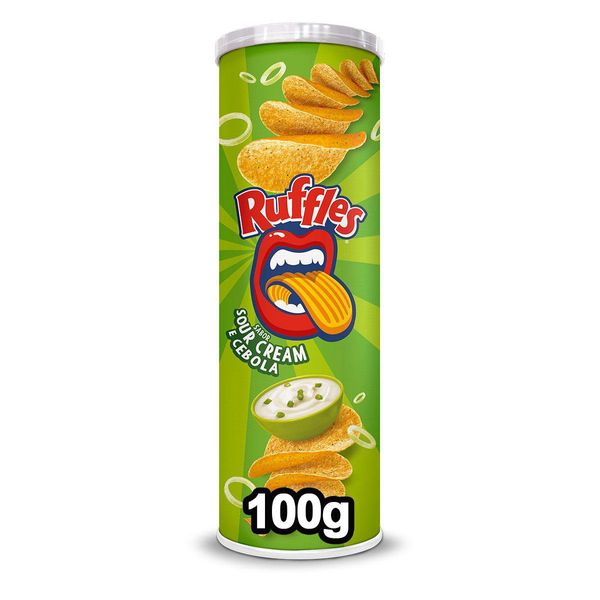 Salgadinho Elma Chips Ruffles Sour Cream Cebola Pote 100g