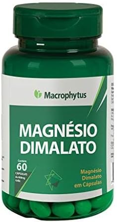 Magnésio Dimalato Macrophytus 60 Cápsulas