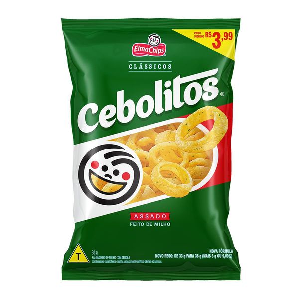 Salgadinho Elma Chips Cebolitos 36g