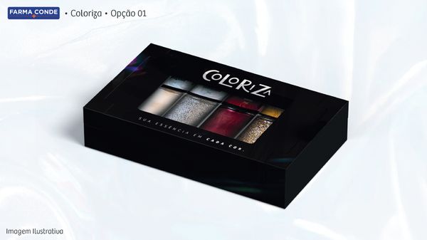 Kit Esmalte Coloriza Sua Essência em Cada Cor 4 Unidades