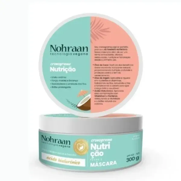 Máscara de Tratamento Nohraan para Nutrição Pote 300g