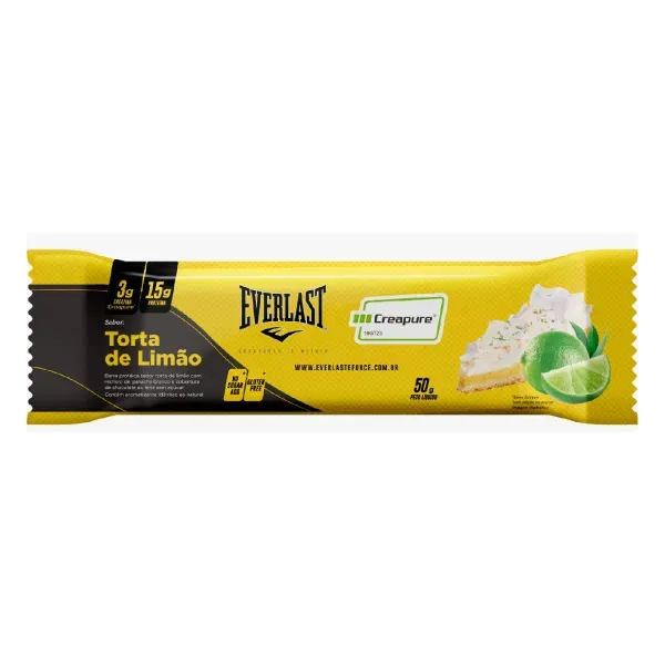Barra de Proteína Everlast Creapure Torta de Limão 50g