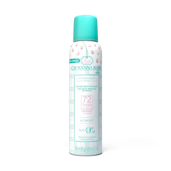 Desodorante Giovanna Baby Aerosol 72hrs Candy 150ml