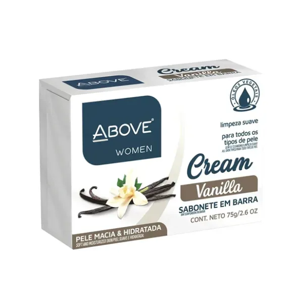 Sabonete Barra Above Women Cream Vanilla 75g