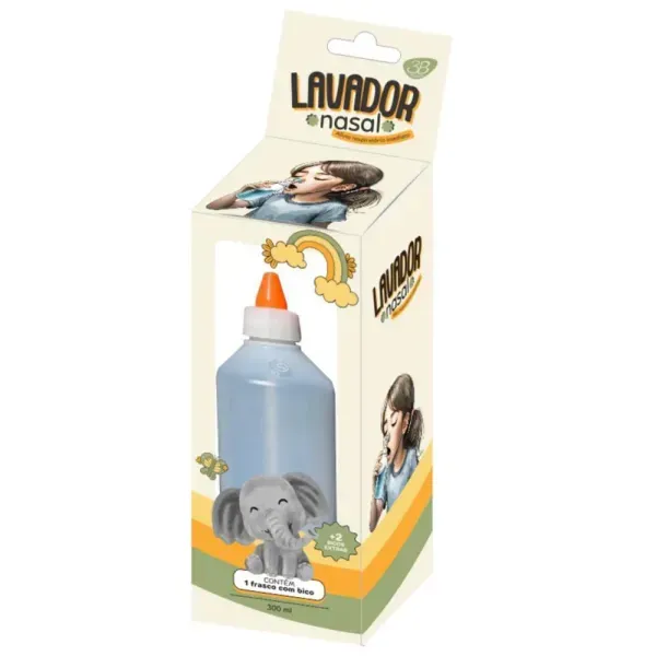 Dispositivo para Lavagem Nasal 3B Manual com 2 Bicos 300ml