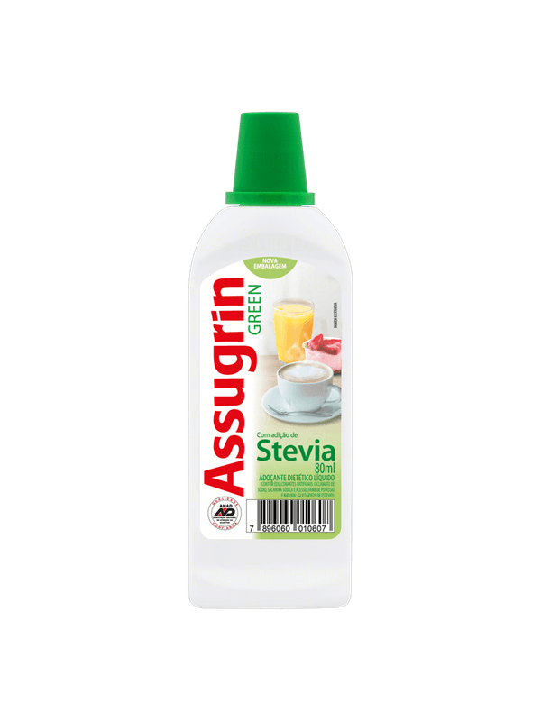 Adoçante Assugrin Green Stevia 80ml