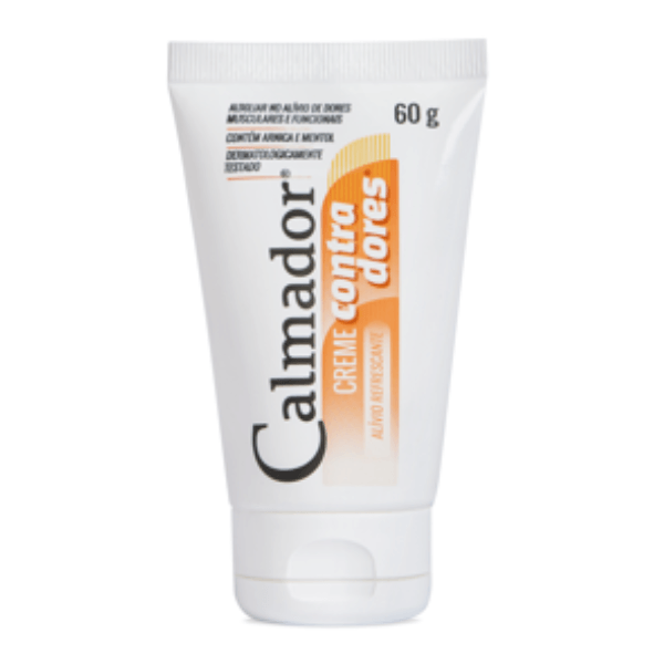 Calmador Creme Contra Dores Arnica e Mentol Creme Bisnaga 60g Calmador Creme para Dores Arnica e Mentol Creme Bisnaga 60g