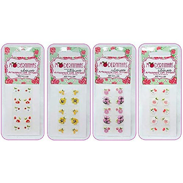 Adesivos para Unhas Moderninhas Strass