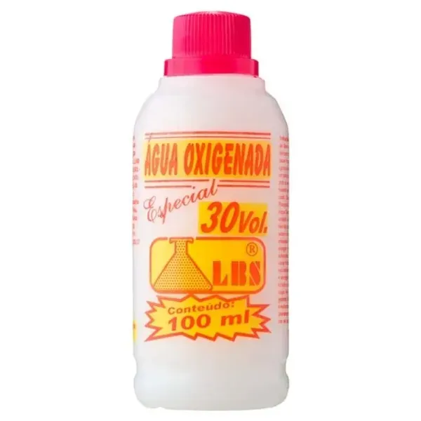 Água Oxigenada 30 Volumes LBS 100ml