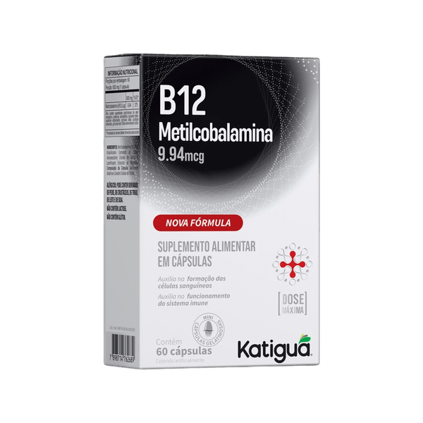 B12 Metilcobalamina Katiguá 9.94mcg 60 Cápsulas