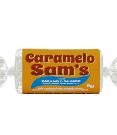 Bala Caramelo Sam's Caramelo Salgado Caixa 45g