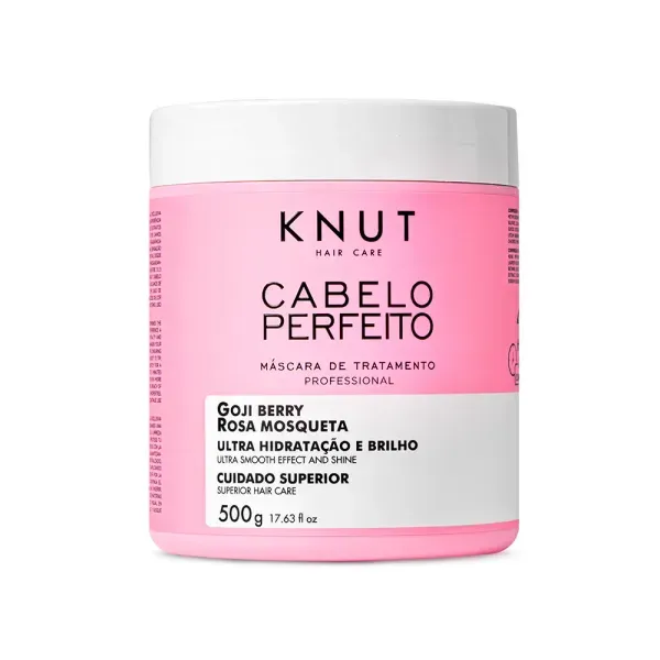 Creme de Tratamento Knut Cabelo Perfeito Goji Berry Rosa Mosqueta 500g